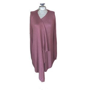 Women's Torrid plum Draped Open Front Cardigan Sweater 2X